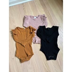 Ribbed Bodysuits Bundle 2-3 T